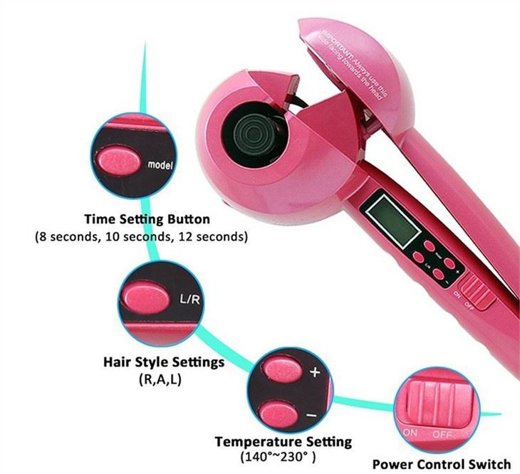Máy uốn tóc tự động PTC