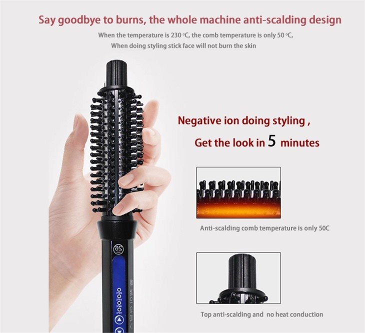 Lược uốn tạo kiểu đa dạng