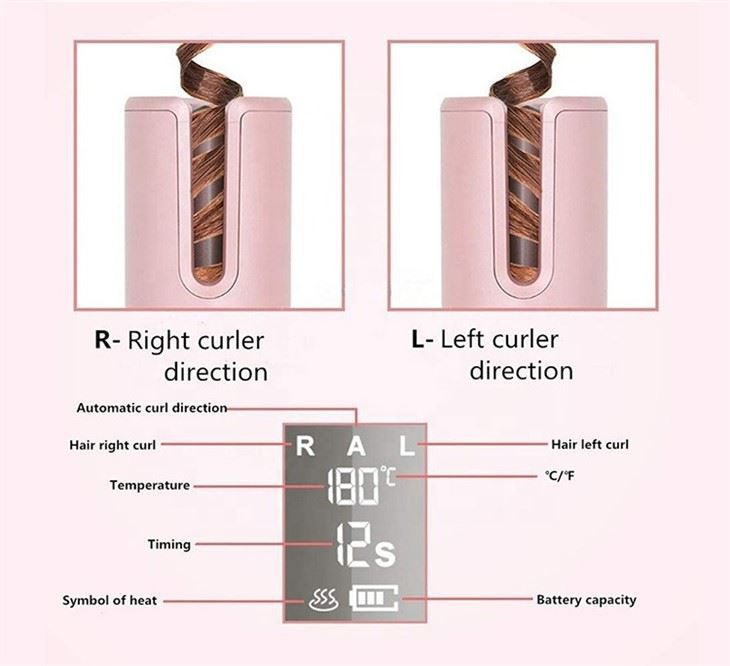 Máy cuốn tóc tự động cầm tay